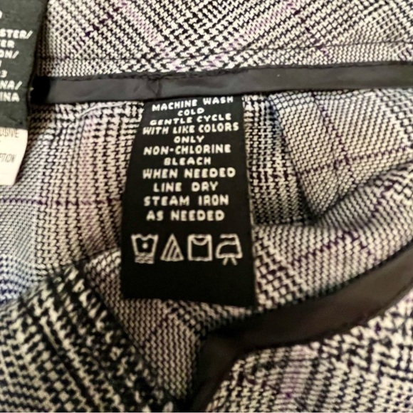 Norton McNaughton Petites Size 6P Slacks Eclectic Grandpa Cabincore Plaid Retro - Picture 2 of 5